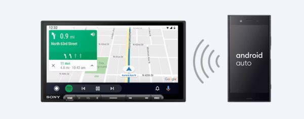 Sony 6.95” Wireless CarPlay/Android Auto Media Receiver XAV-AX6000