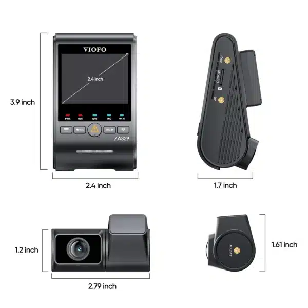 Viofo A329S 2CH Bundle