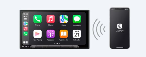 Sony 6.95” Wireless CarPlay/Android Auto Media Receiver XAV-AX6000