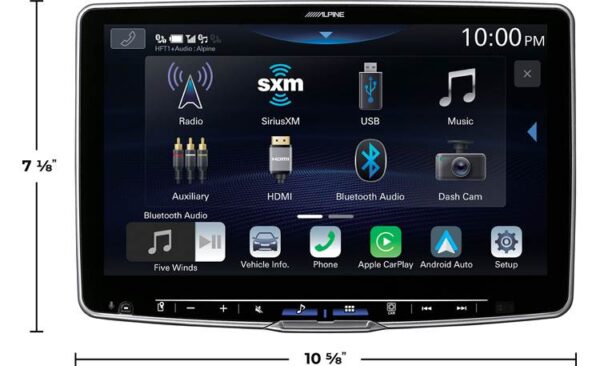 Alpine 11" Halo Floating Style Head Unit